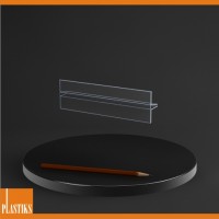 Porte-étiquette pour tablettes en verre 150x40