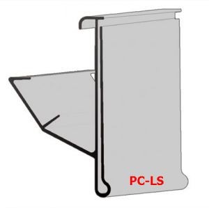 Profilé porte-étiquette “PC-LS” 52 en pvc 