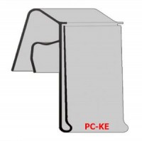 Porte-étiquette en pvc“PC-KE” 52 pour panier