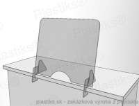 Barrière Sanitaire Plexiglass amovible