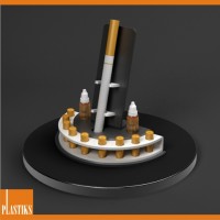 Support pour cigarette électronique avec filtres et recharges (1)